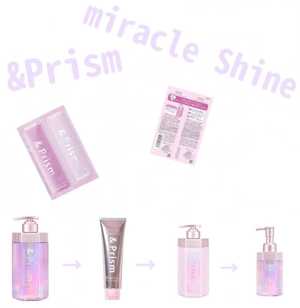 ミラクル シャイン シャンプー/ヘアトリートメント/&Prism/市販シャンプーを使ったクチコミ(1枚目)