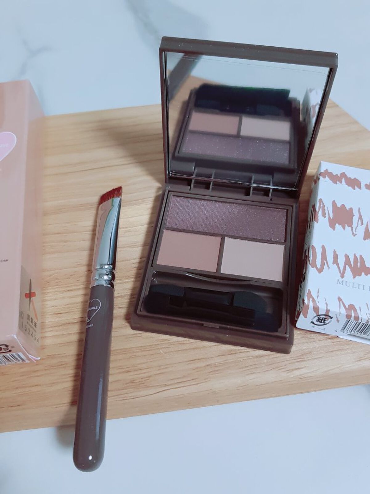 フーミー マルチアイブロウパウダー オイルブラウン/WHOMEE/パウダーアイブロウを使ったクチコミ（3枚目）