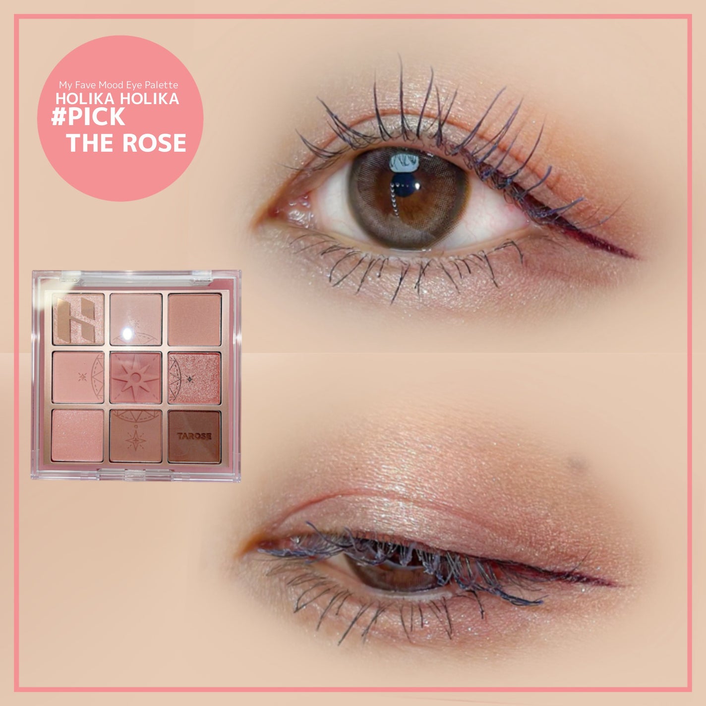 マイフェイブムードアイパレット 9カラー/HOLIKA HOLIKA/アイシャドウパレットを使ったクチコミ(6枚目)