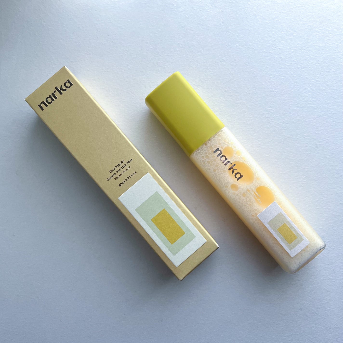 クリーミーベールヘアミスト サンセットハニー/narka/ヘアミストを使ったクチコミ(3枚目)