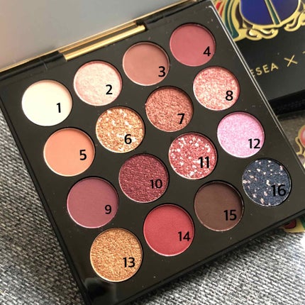 大英博物館 エジプトシリーズ アイシャドウパレット/ZEESEA/アイシャドウパレットを使ったクチコミ(2枚目)