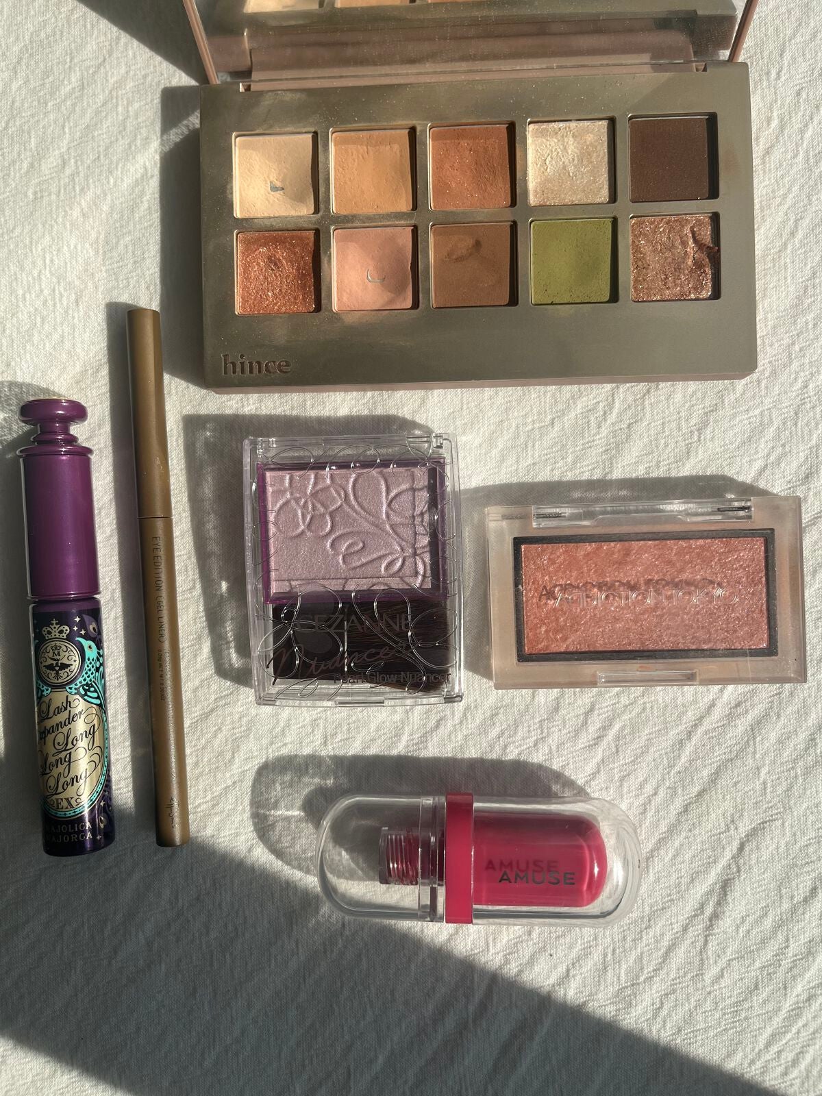 ニューデップスアイシャドウパレット/hince/アイシャドウパレットを使ったクチコミ(1枚目)
