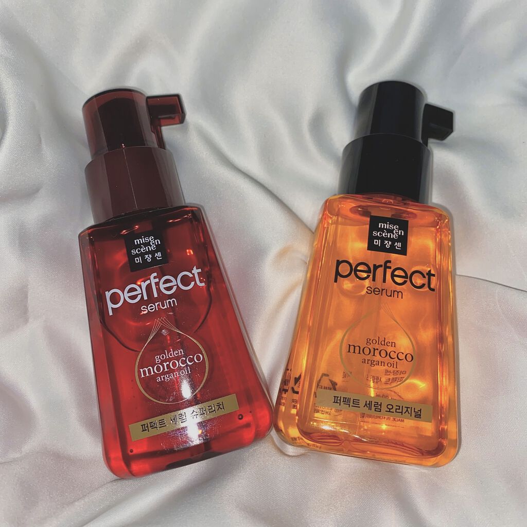 パーフェクト セラム オリジナル/miseenscene/ヘアオイルを使ったクチコミ（1枚目）