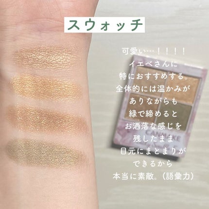 シルキースフレアイズ/キャンメイク/アイシャドウパレットを使ったクチコミ(3枚目)