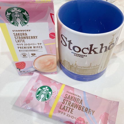 プレミアム ミックス サクラ ストロベリー ラテ/スターバックス リザーブ/その他を使ったクチコミ(6枚目)