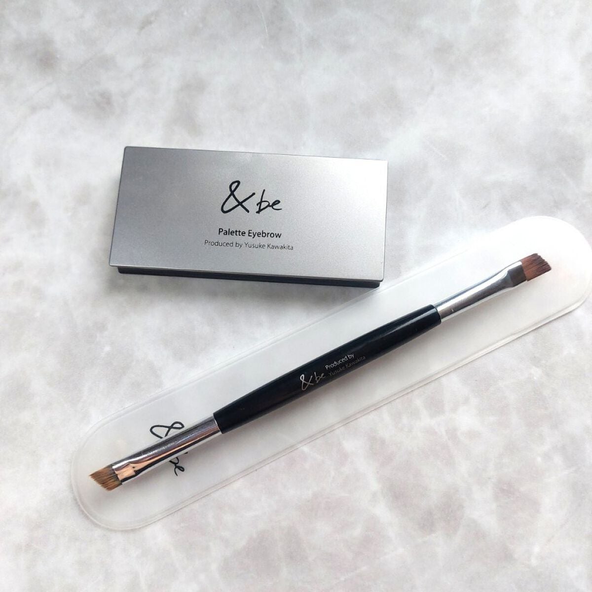 ダブルエンドアイブロウブラシ熊野筆/&be/メイクブラシを使ったクチコミ(1枚目)