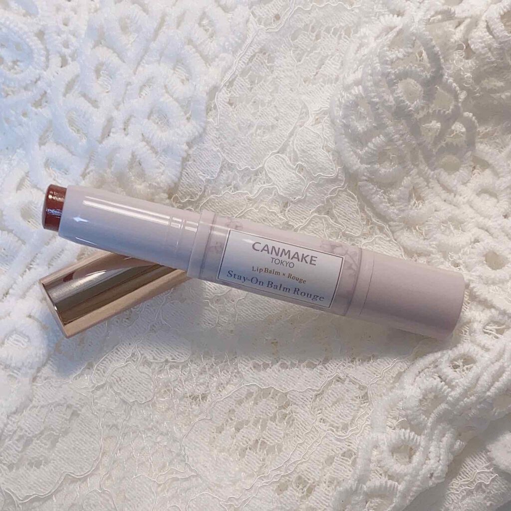 ステイオンバームルージュ 16 アールグレイリーフ/キャンメイク/口紅を使ったクチコミ（2枚目）