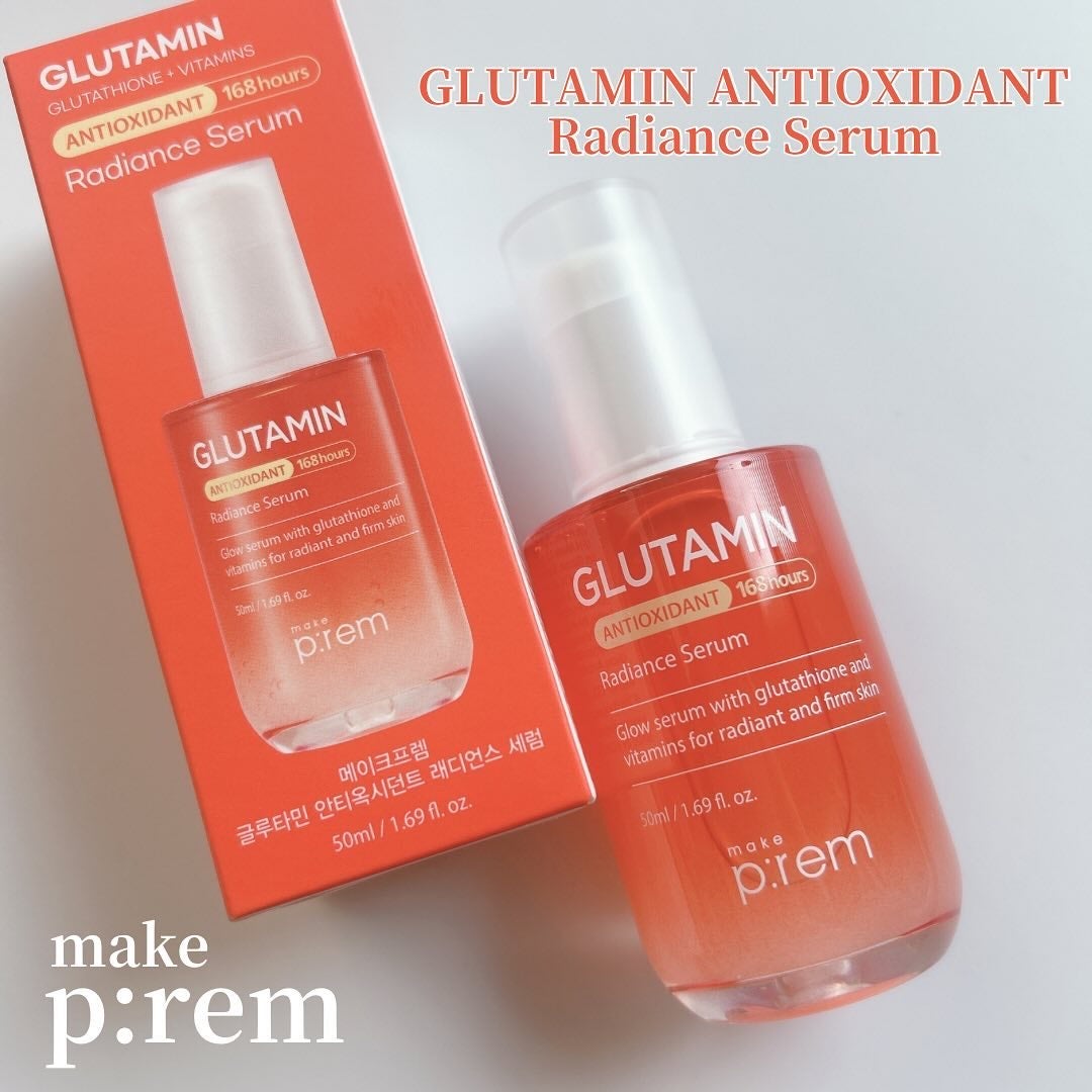グルタミン抗酸化光彩セラム/make prem/美容液を使ったクチコミ(1枚目)