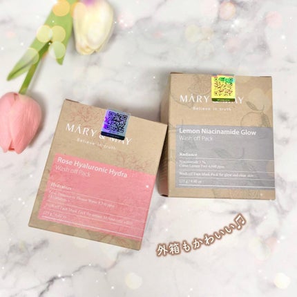 ローズヒアルロニックハイドラウォッシュオフパック/MARY&MAY/洗い流すパック・マスクを使ったクチコミ(9枚目)