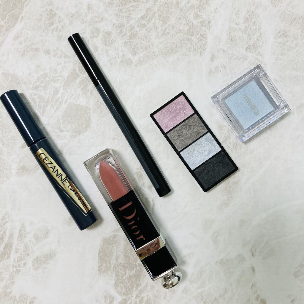 レアフィットジェルペンシル BU-1 ビターブルー（限定色）/KATE/ジェルアイライナーを使ったクチコミ（1枚目）