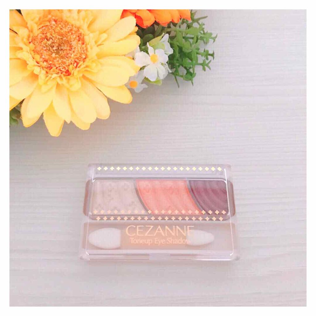 トーンアップアイシャドウ/CEZANNE/アイシャドウパレットを使ったクチコミ(1枚目)