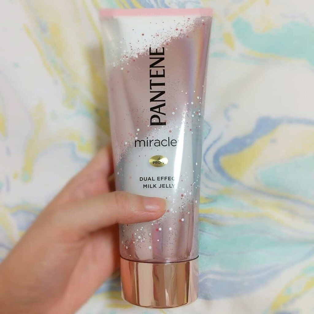 ミラクルズ デュアル エフェクト ミルク ジェリー/パンテーン/洗い流すヘアトリートメントを使ったクチコミ(1枚目)