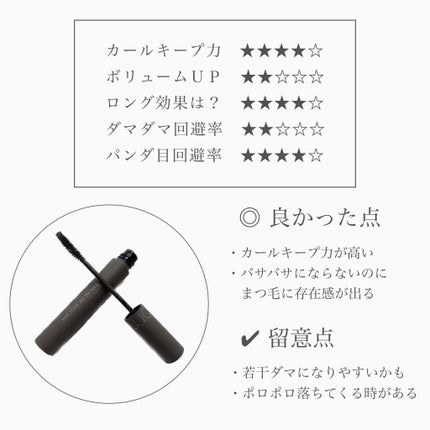 ハンオールフィックスマスカラ/rom&nd/マスカラを使ったクチコミ(4枚目)