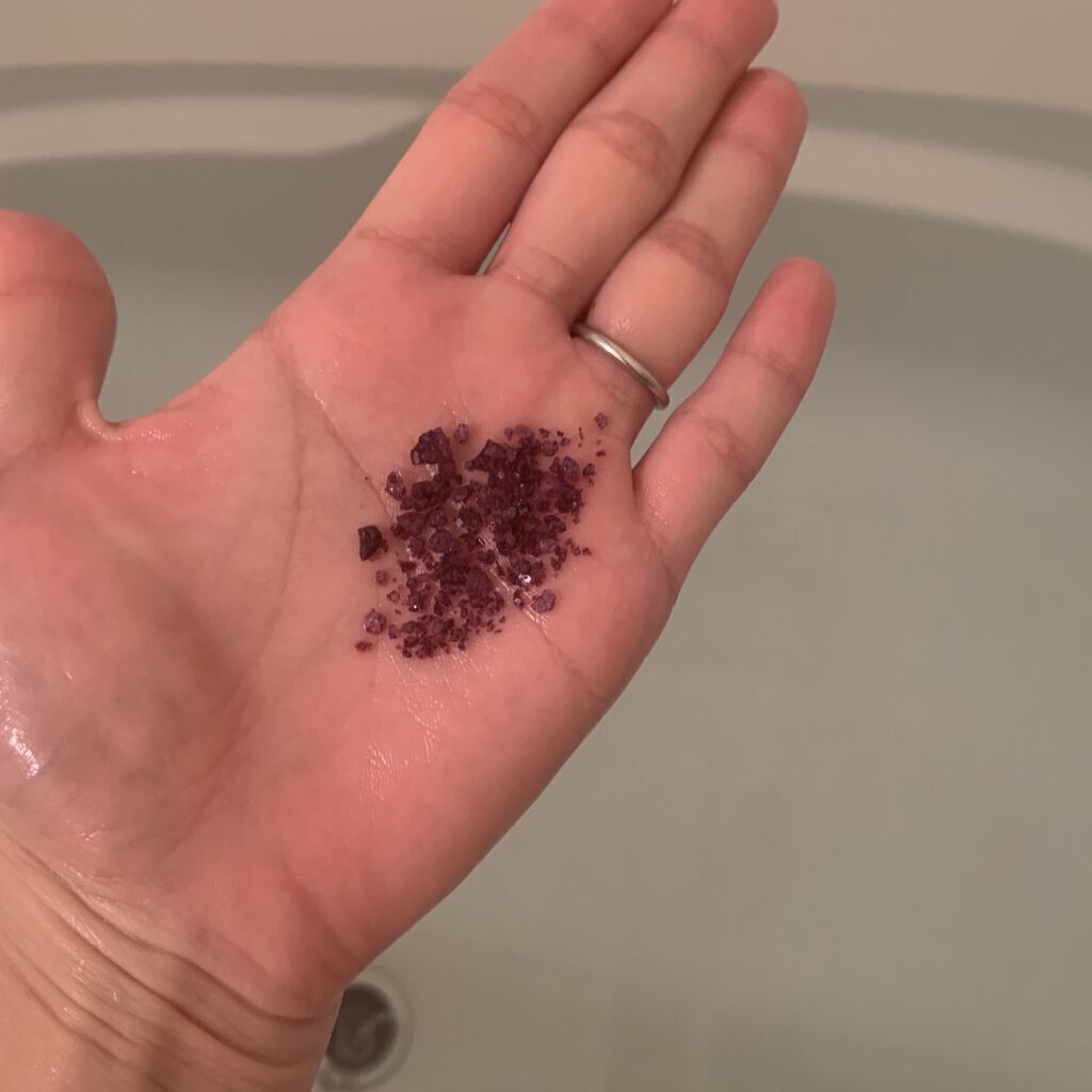 クナイプ バスソルト サンダルウッドの香り 50g【旧】/クナイプ/無機塩系入浴剤を使ったクチコミ（3枚目）