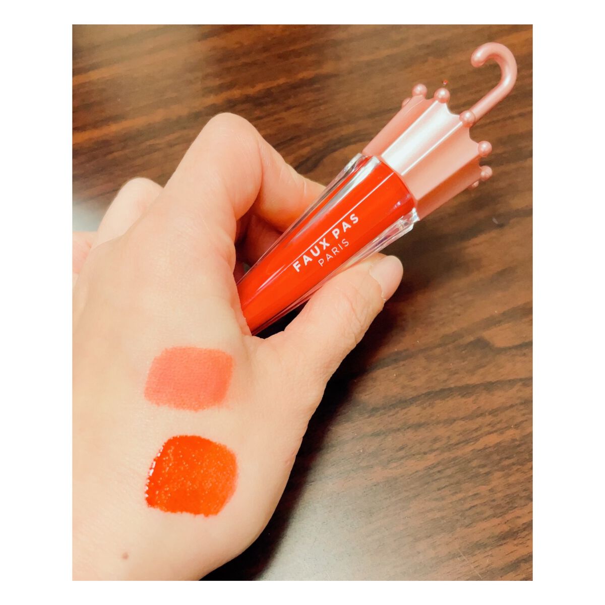 ウォーターアンブレラティント リップ/FAUX PAS PARIS/リップティントを使ったクチコミ（1枚目）