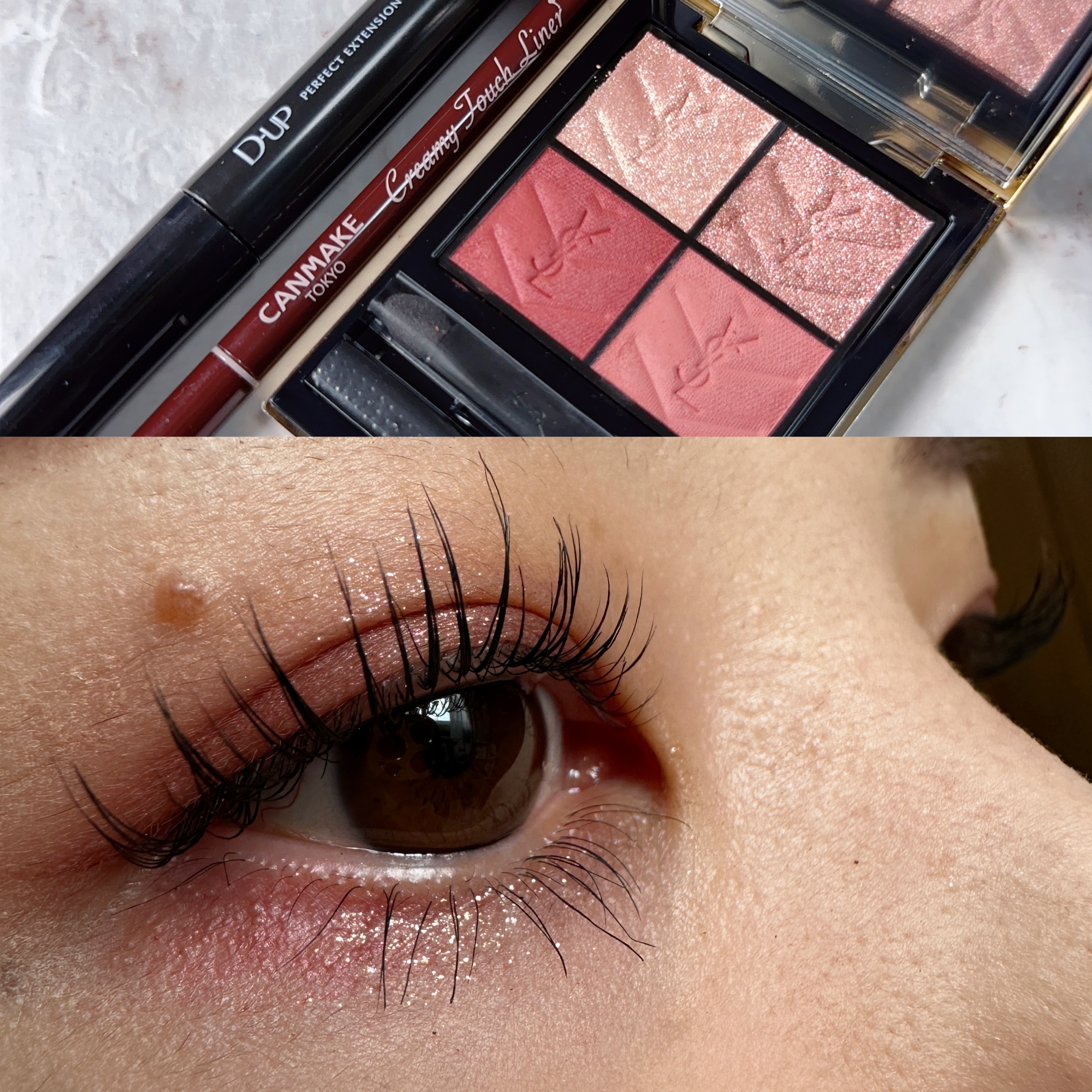 クリーミータッチライナー/キャンメイク/ジェルアイライナーを使ったクチコミ（1枚目）