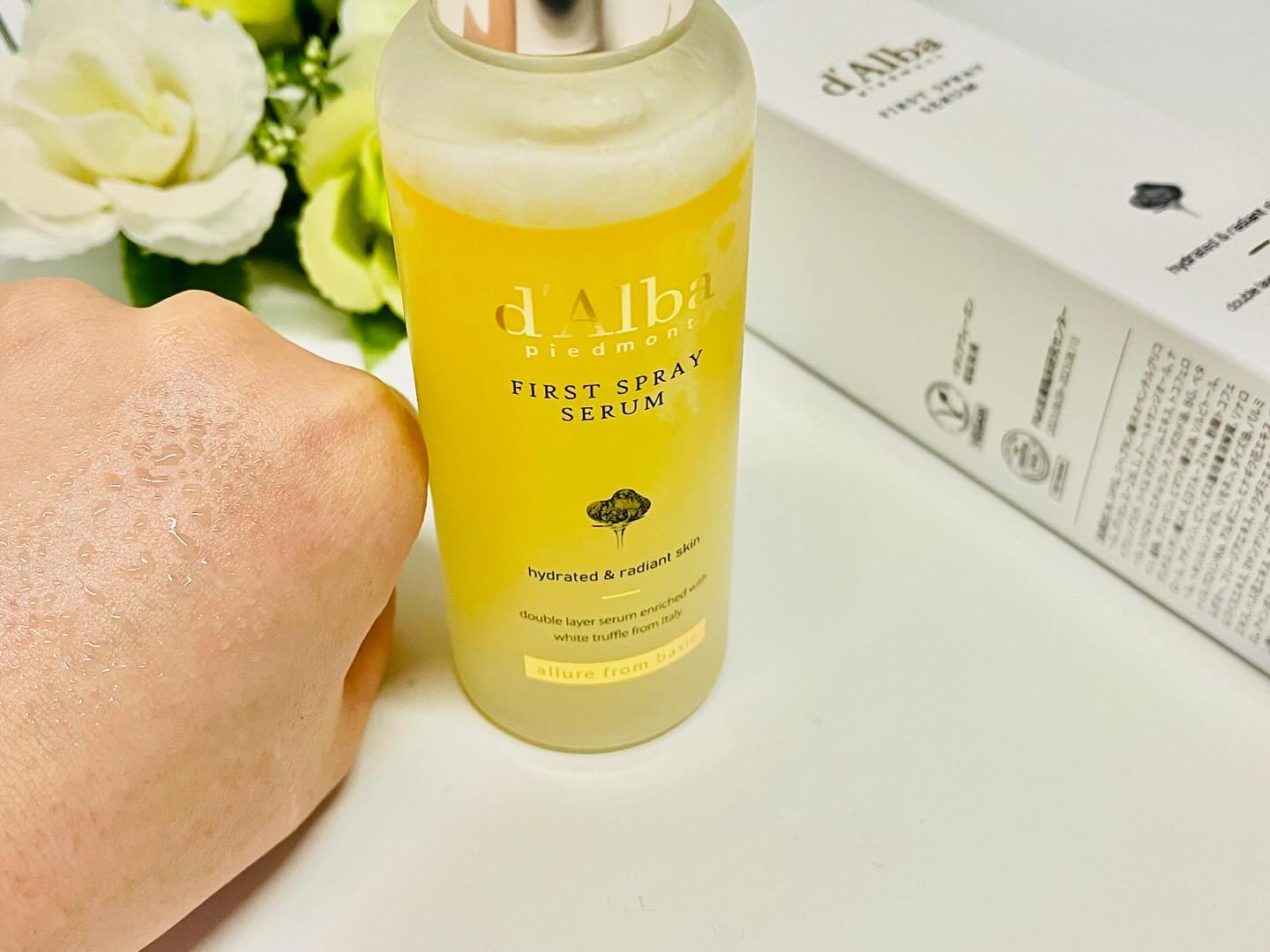 ダルバ ホワイトトリュフファーストスプレーセラム/ダルバ/ミスト状化粧水を使ったクチコミ（3枚目）