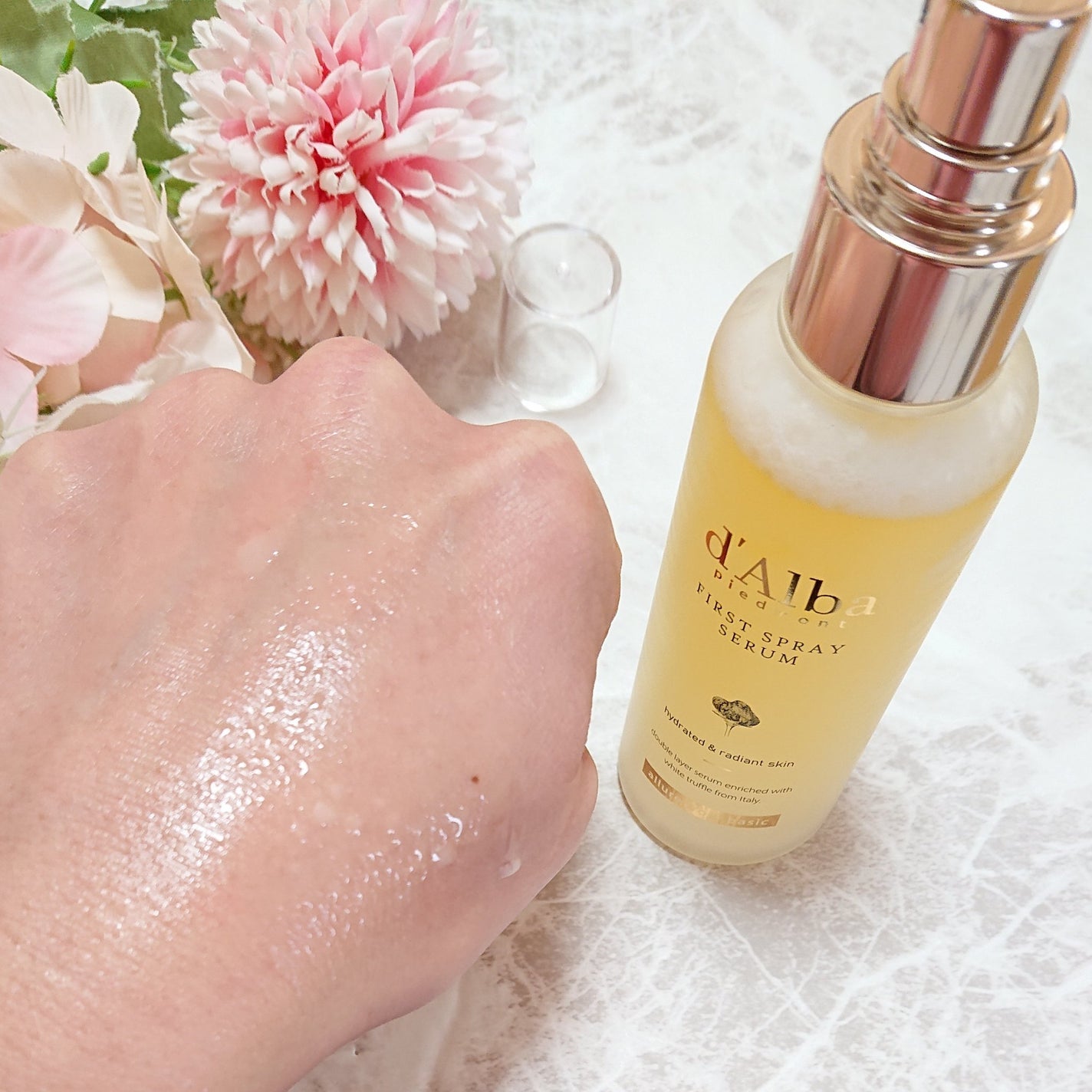 ダルバ ホワイトトリュフファーストスプレーセラム/ダルバ/ミスト状化粧水を使ったクチコミ(5枚目)