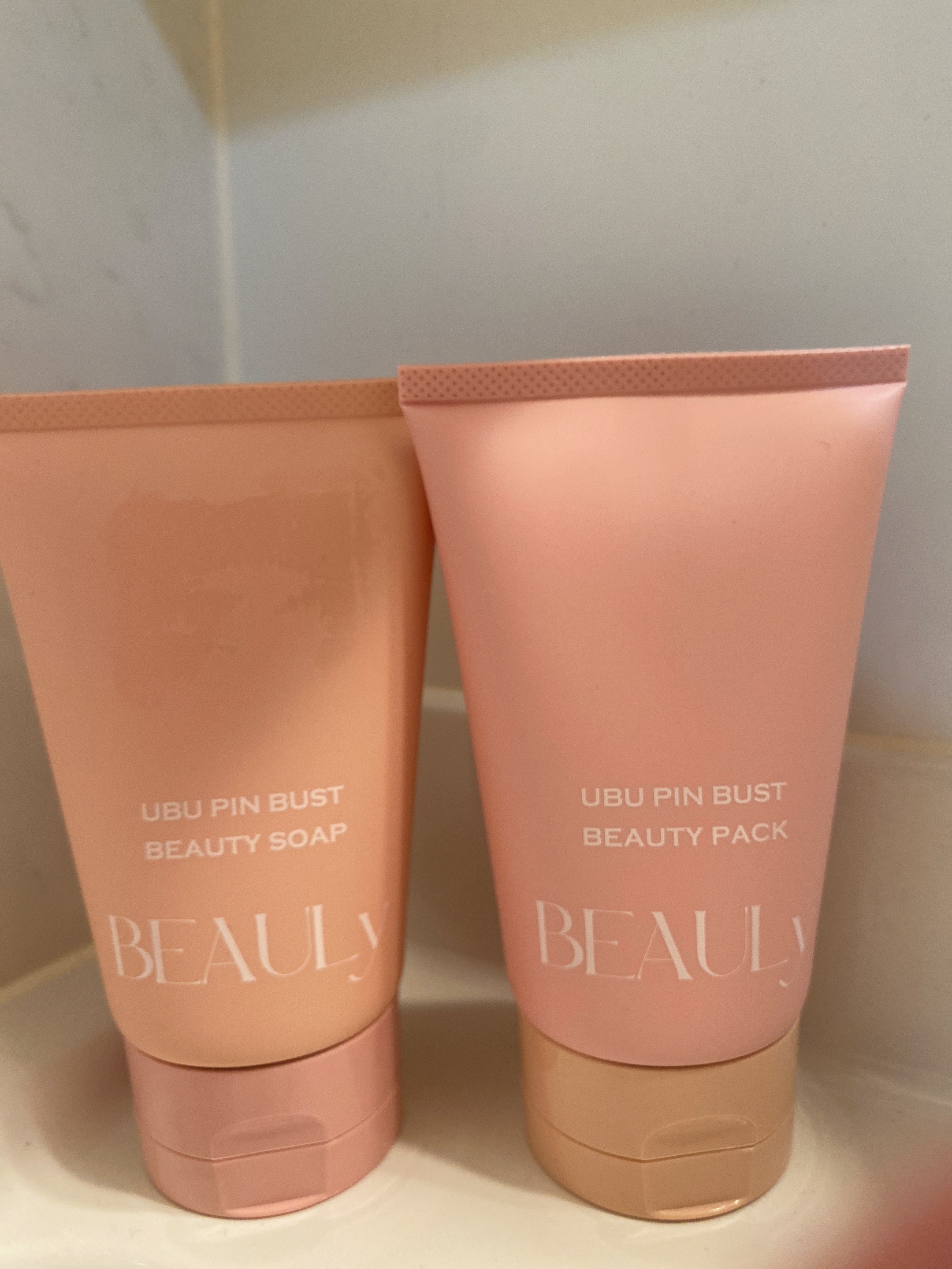 BEAULy うぶピンバストソープ/コジット/バストケア・ヒップケアを使ったクチコミ（1枚目）