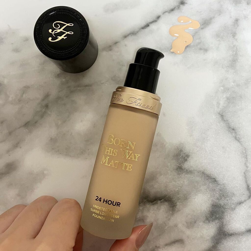 ボーン ディス ウェイ アンディテクタブル 24H マット ファンデーション/Too Faced/リキッドファンデーションを使ったクチコミ（1枚目）