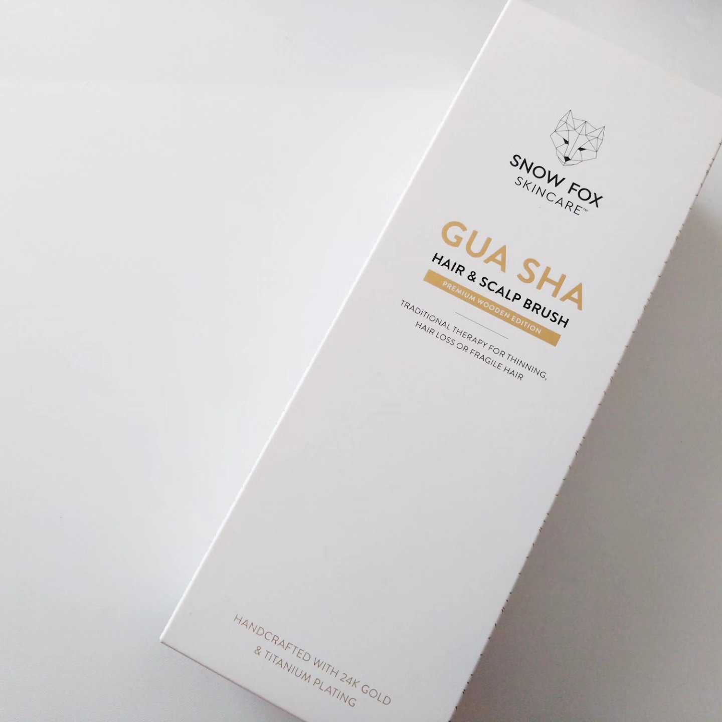 プレミアム FOXカッサ ウッド ヘアブラシ/SNOW FOX SKINCARE/メイクブラシを使ったクチコミ（2枚目）