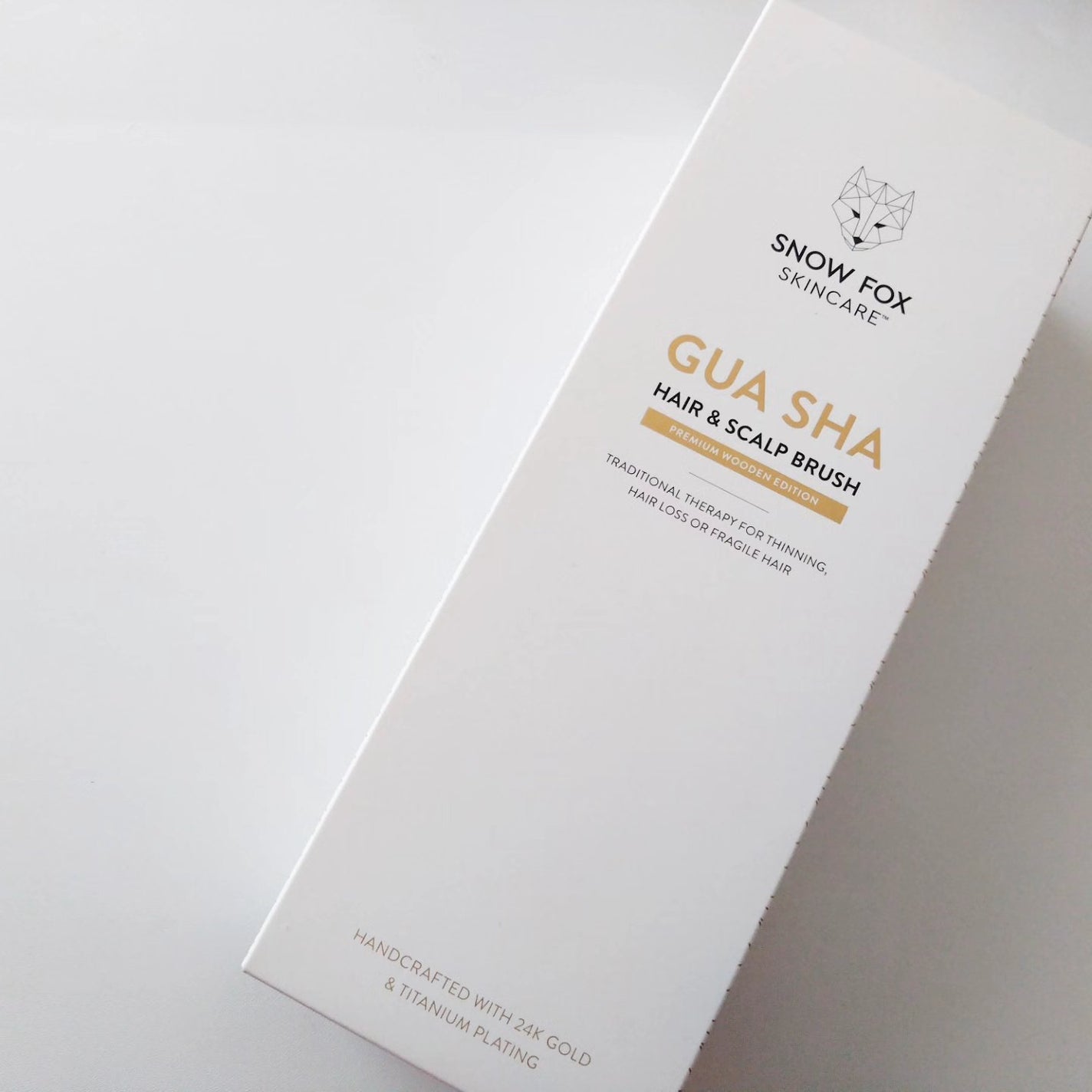 プレミアム FOXカッサ ウッド ヘアブラシ/SNOW FOX SKINCARE/メイクブラシを使ったクチコミ(2枚目)