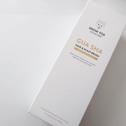 プレミアム FOXカッサ ウッド ヘアブラシ/SNOW FOX SKINCARE/メイクブラシを使ったクチコミ(2枚目)