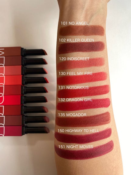 パワーマット リップスティック/NARS/口紅を使ったクチコミ(3枚目)