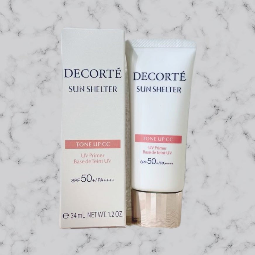 サンシェルター トーンアップCC/DECORTÉ/CCクリームを使ったクチコミ(5枚目)