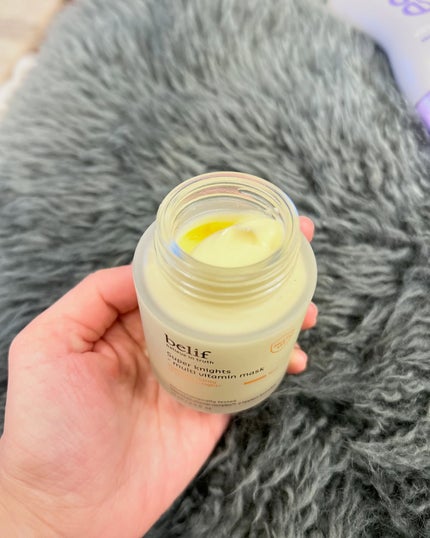 スーパーナイツ ビタミンマスク/belif/フェイスクリームを使ったクチコミ(3枚目)