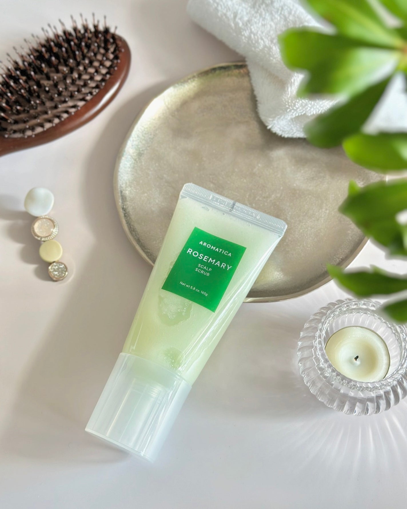 ローズマリー スカルプ スクラブ/AROMATICA/ヘッドスクラブを使ったクチコミ(2枚目)
