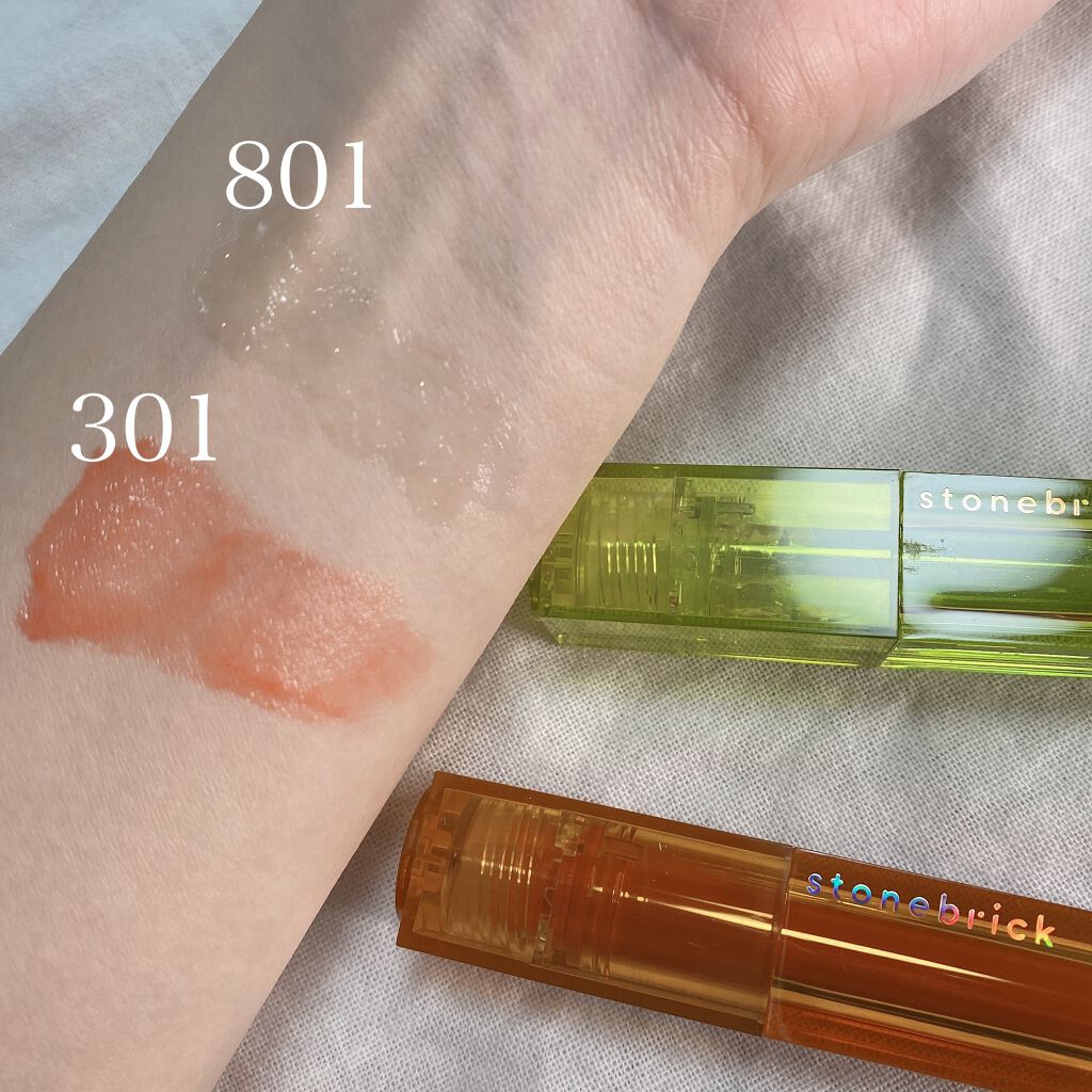 ウォータークリアティント/STONEBRICK/リップティントを使ったクチコミ（2枚目）