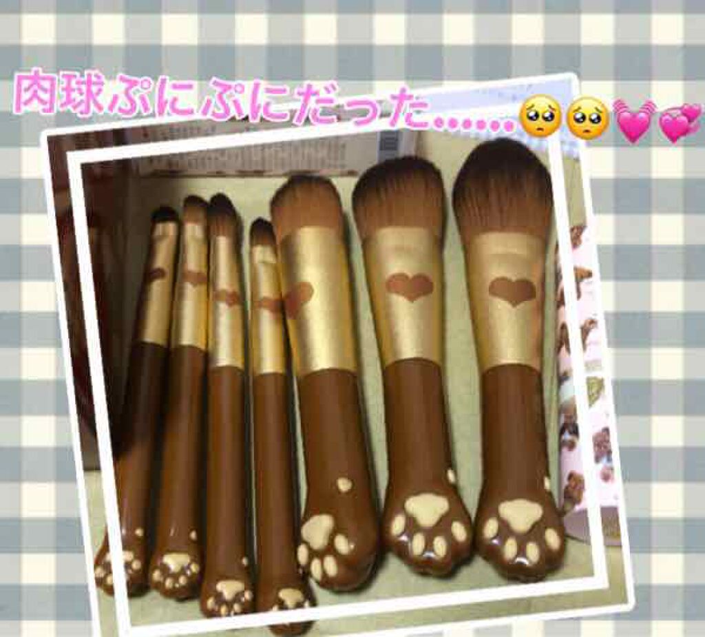 Babycat miniブラシ7本セット/FlowerKnows/メイクブラシを使ったクチコミ（2枚目）