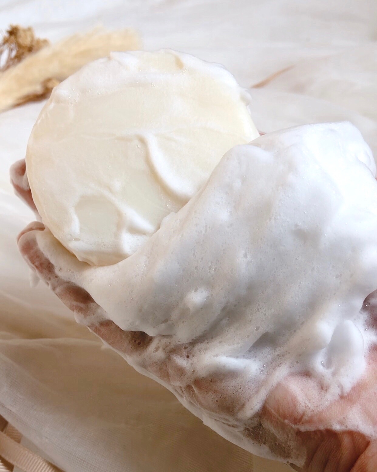 #肌をメイクする石鹸/IYASAKA/洗顔石鹸を使ったクチコミ（2枚目）