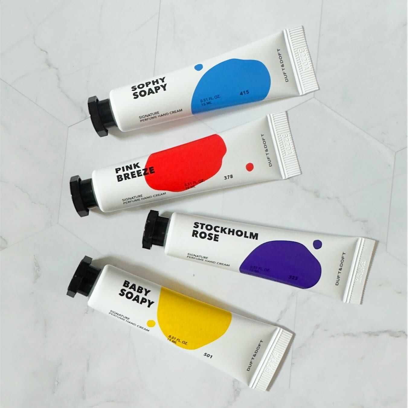 シグネチャーパフュームハンドクリームミニチュアギフトセット/DUFT&DOFT/ハンドクリームを使ったクチコミ（1枚目）