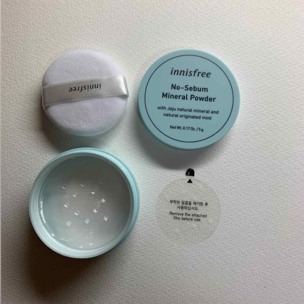 ノーセバム ミネラルパウダー/innisfree/ルースパウダーを使ったクチコミ（3枚目）