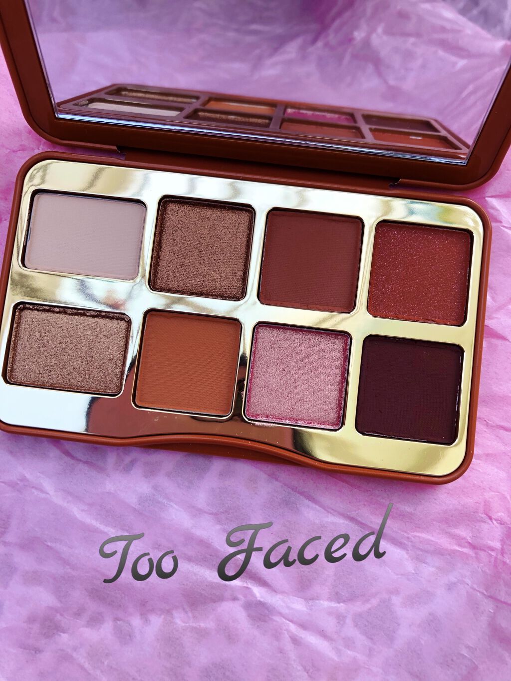 ソルテッド キャラメル ミニ アイシャドウ パレット/Too Faced/アイシャドウパレットを使ったクチコミ（1枚目）