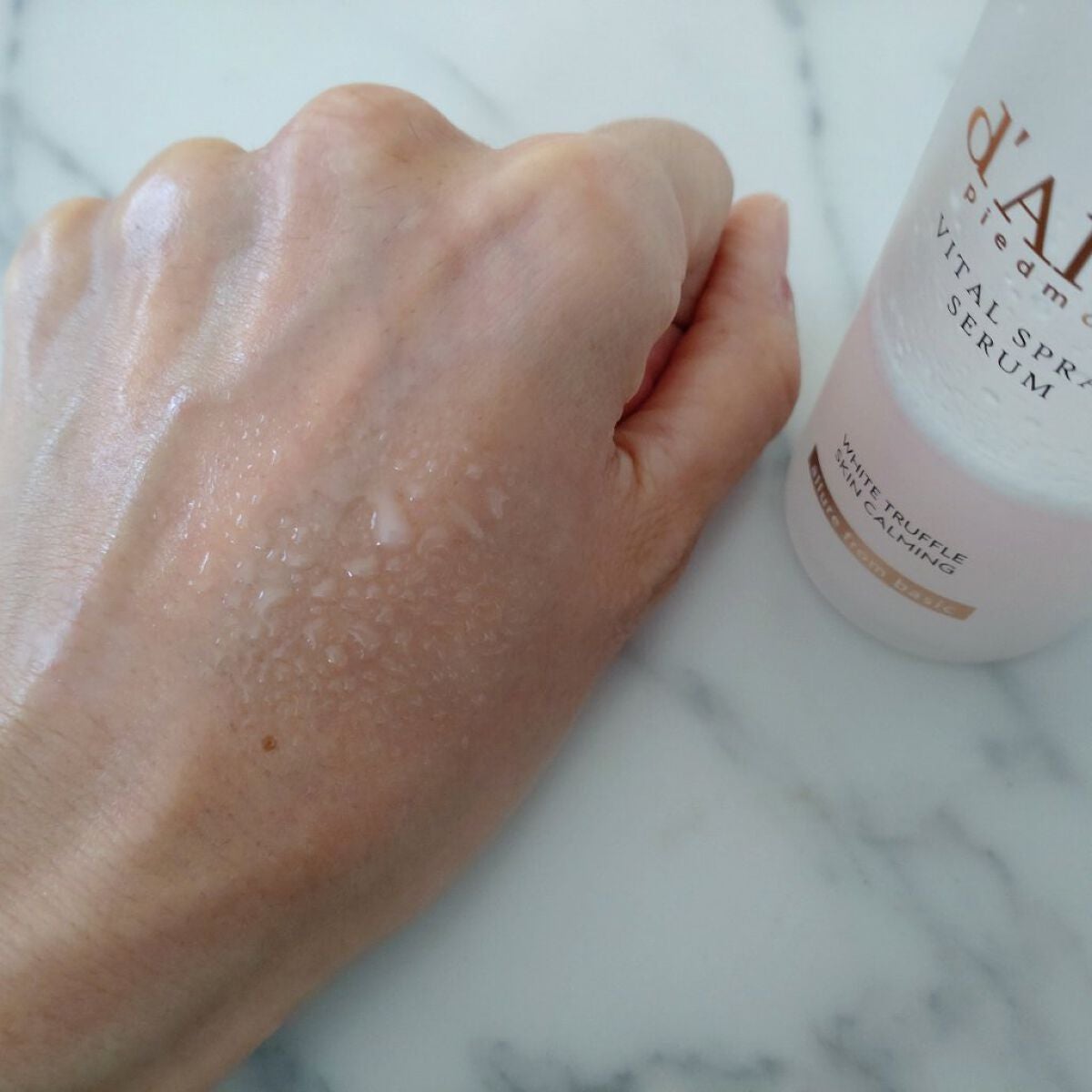ダルバ ホワイトトリュフバイタルスプレーセラム/ダルバ/ミスト状化粧水を使ったクチコミ(3枚目)