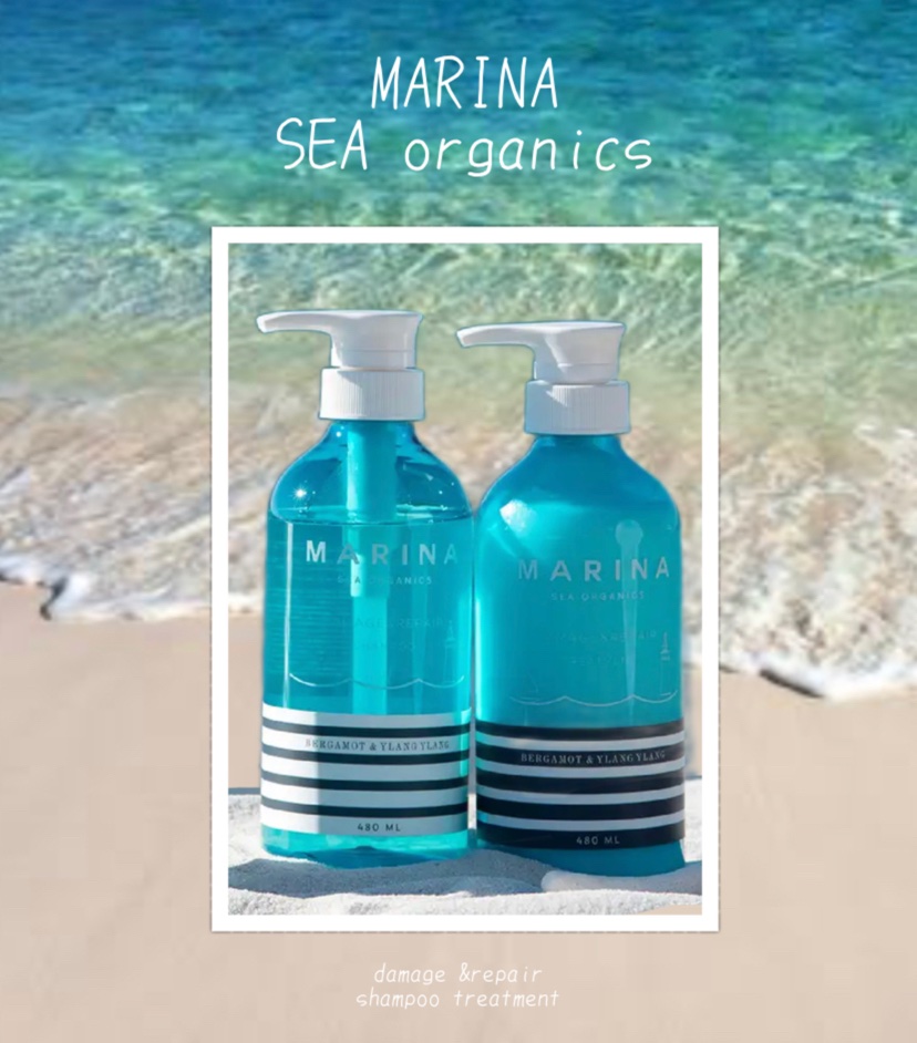 ダメージリペアシャンプー＆トリートメント/マリーナシーオーガニック/市販シャンプーを使ったクチコミ（1枚目）