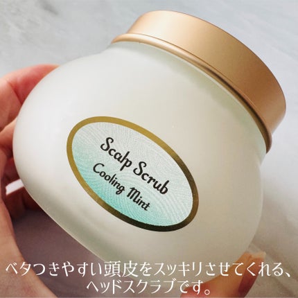 ヘッドスクラブ リフレッシング(ミント)/SABON/ヘッドスクラブを使ったクチコミ(2枚目)