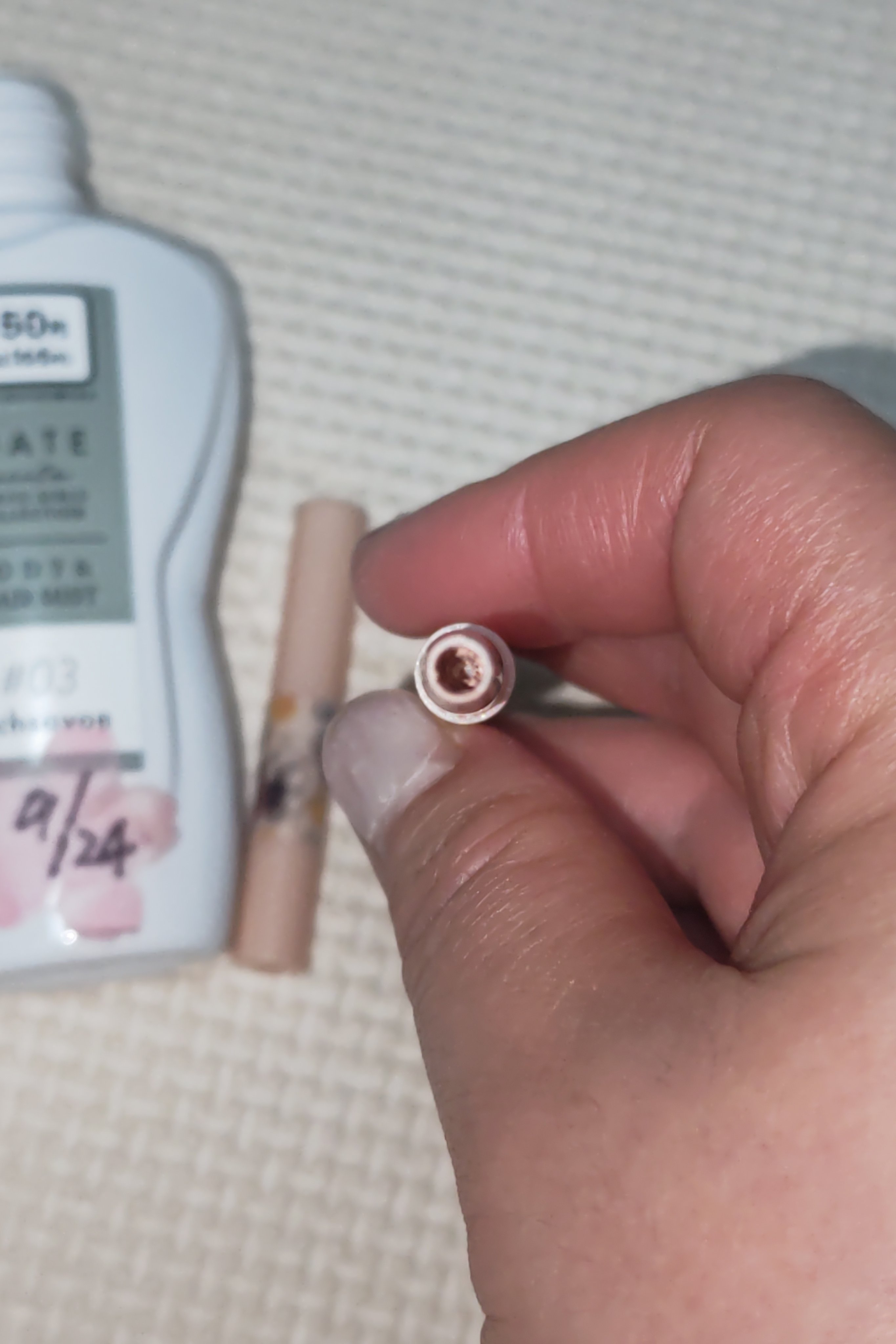 アイデイト ペンシルコンシーラー 01 ピーチ/IDATE/ペンシルコンシーラーを使ったクチコミ（2枚目）