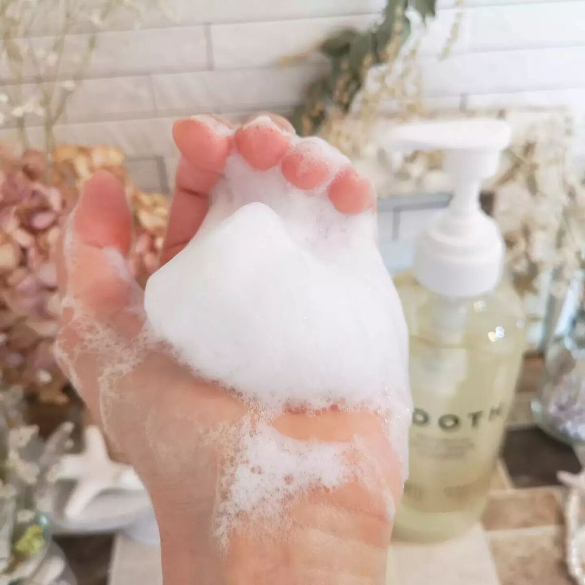 ルース ボタニカルスカルプセラム シャンプー・トリートメント(ストレート)/BOTANIST/市販シャンプーを使ったクチコミ(4枚目)