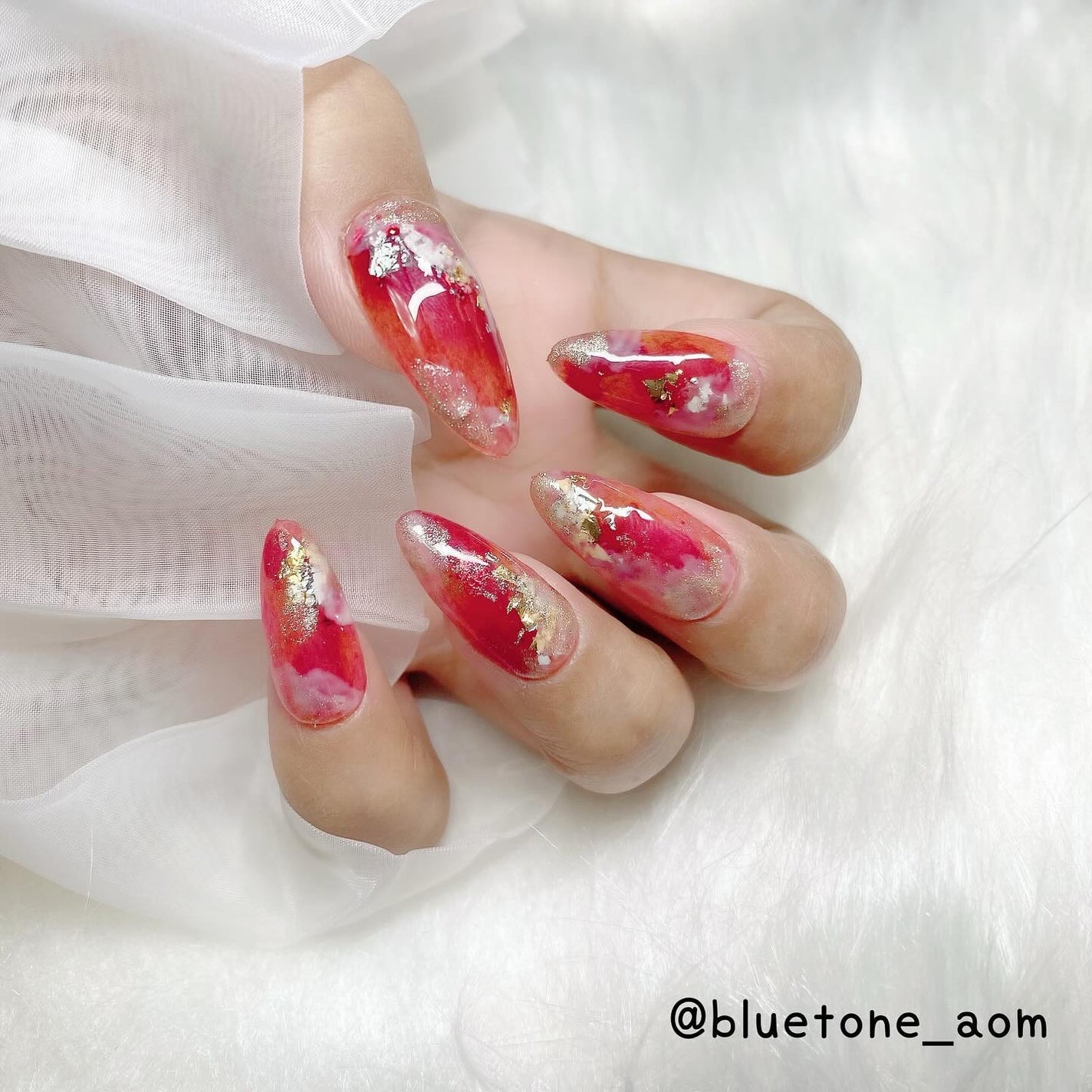 ネイルホイル/セリア/ネイルシールを使ったクチコミ(9枚目)