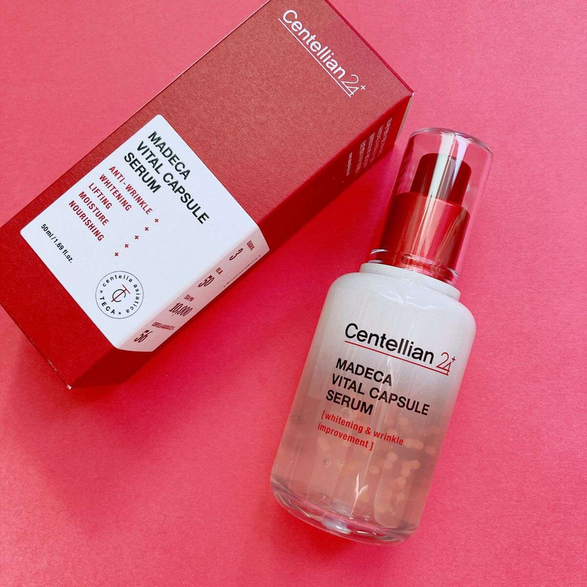マデカバイタルカプセルセラム/センテリアン24/美容液を使ったクチコミ（2枚目）