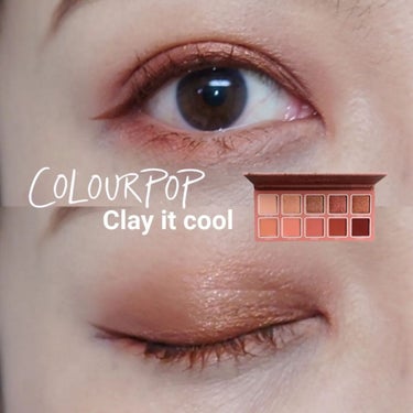 Clay it cool/ColourPop/アイシャドウパレットを使ったクチコミ（1枚目）