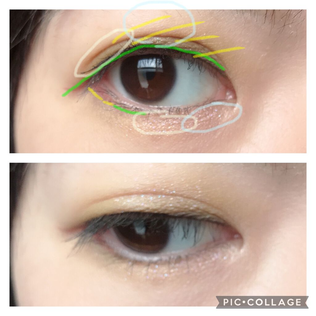 プレイフルカラー アイ＆フェイス 03 ヒマワリ/コフレドール/単色アイシャドウを使ったクチコミ（3枚目）