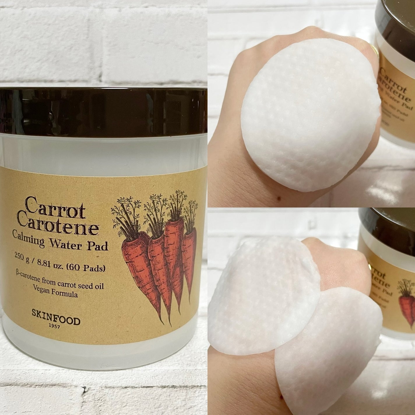 キャロットカロテン カーミングウォーターパッド/SKINFOOD/トナーパッドを使ったクチコミ(2枚目)