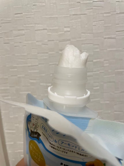 はい!みるく特濃 クリームウォッシュ/ロゼット/洗顔フォームを使ったクチコミ(3枚目)