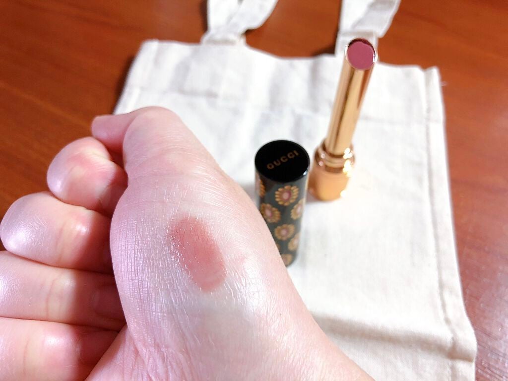 グッチ ルージュ ドゥ ボーテ ブリアン/GUCCI beauty/口紅を使ったクチコミ(3枚目)