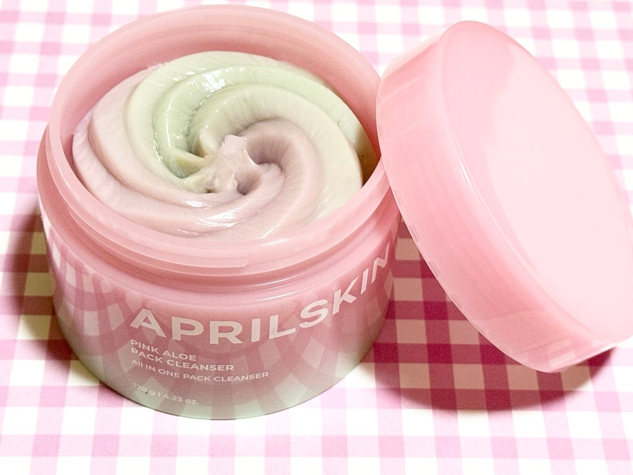 ピンクアロエメレンゲクレンザー/APRILSKIN/その他洗顔料を使ったクチコミ(3枚目)